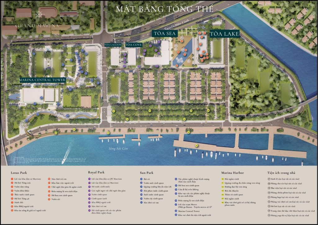 Tổng thể Grand Marina Sài Gòn